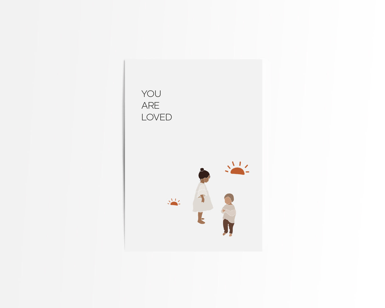 Postkarte "YOU ARE LOVED"