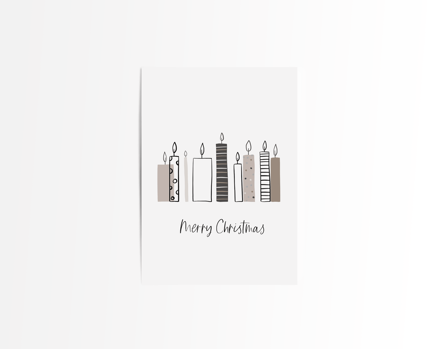 Postkarte "CANDLES"