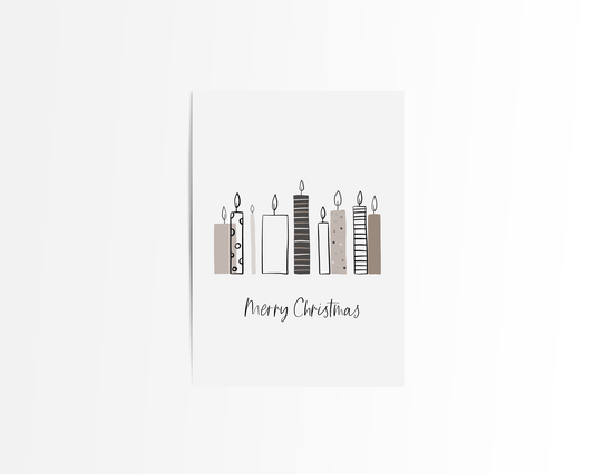Postkarte "CANDLES"
