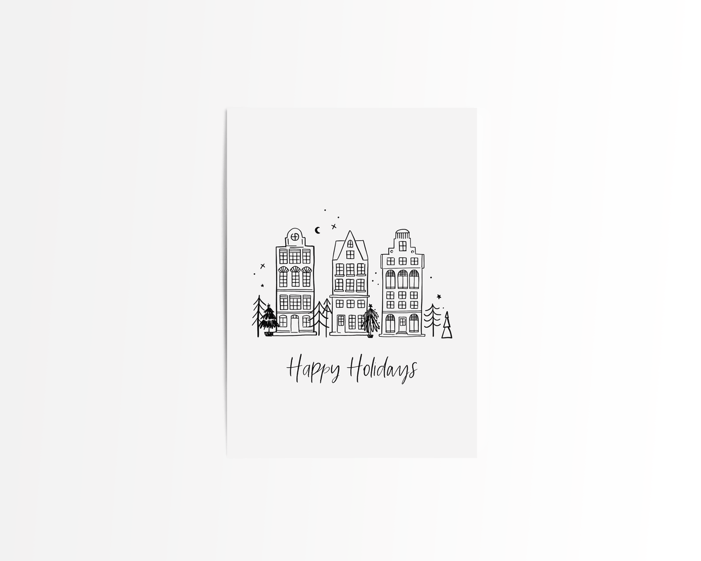 Postkarte "HAPPY HOLIDAYS"