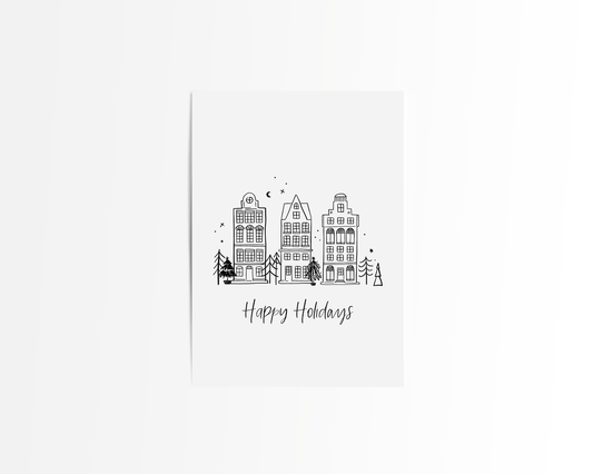 Postkarte "HAPPY HOLIDAYS"