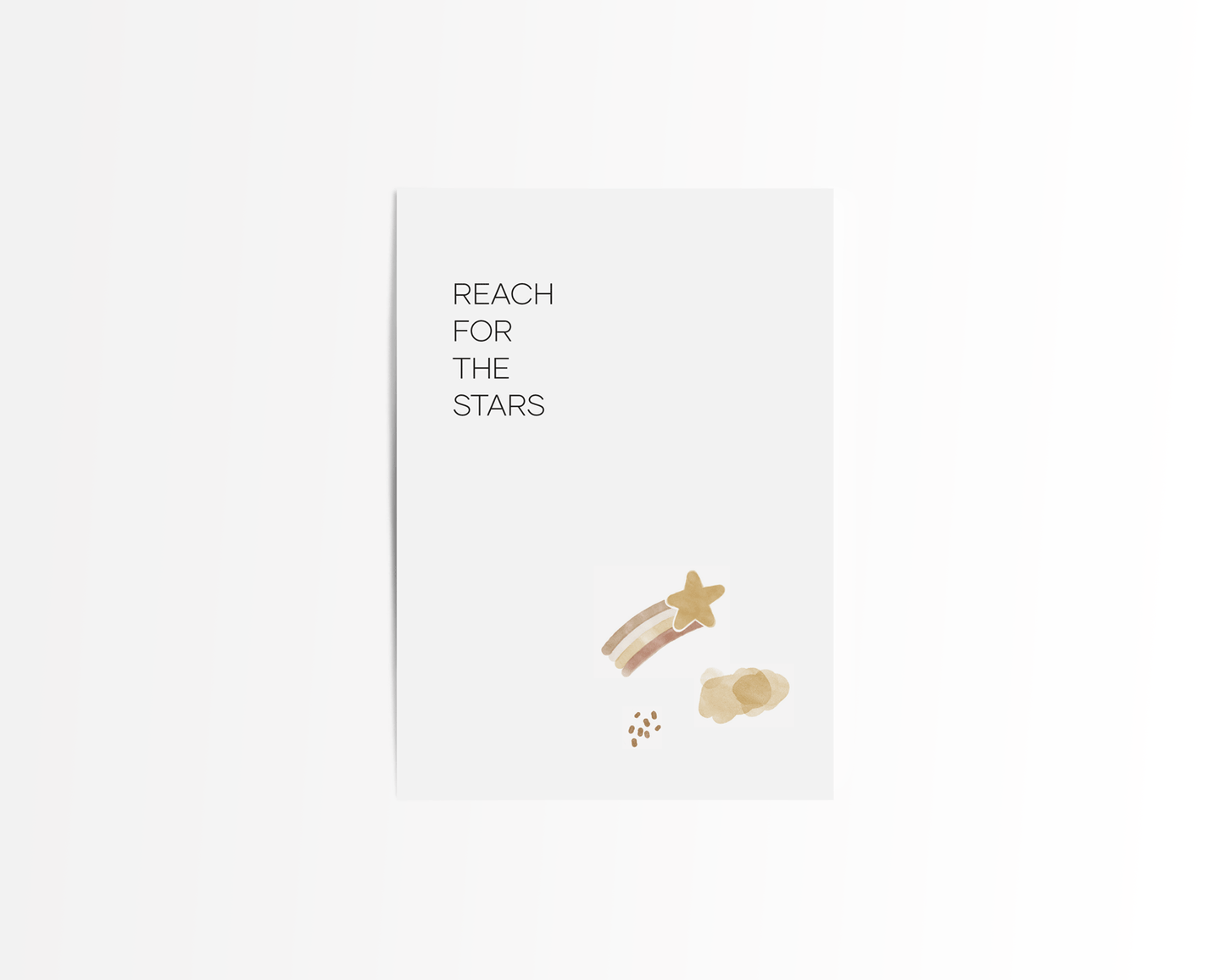 Postkarte "REACH FOR THE STARS"