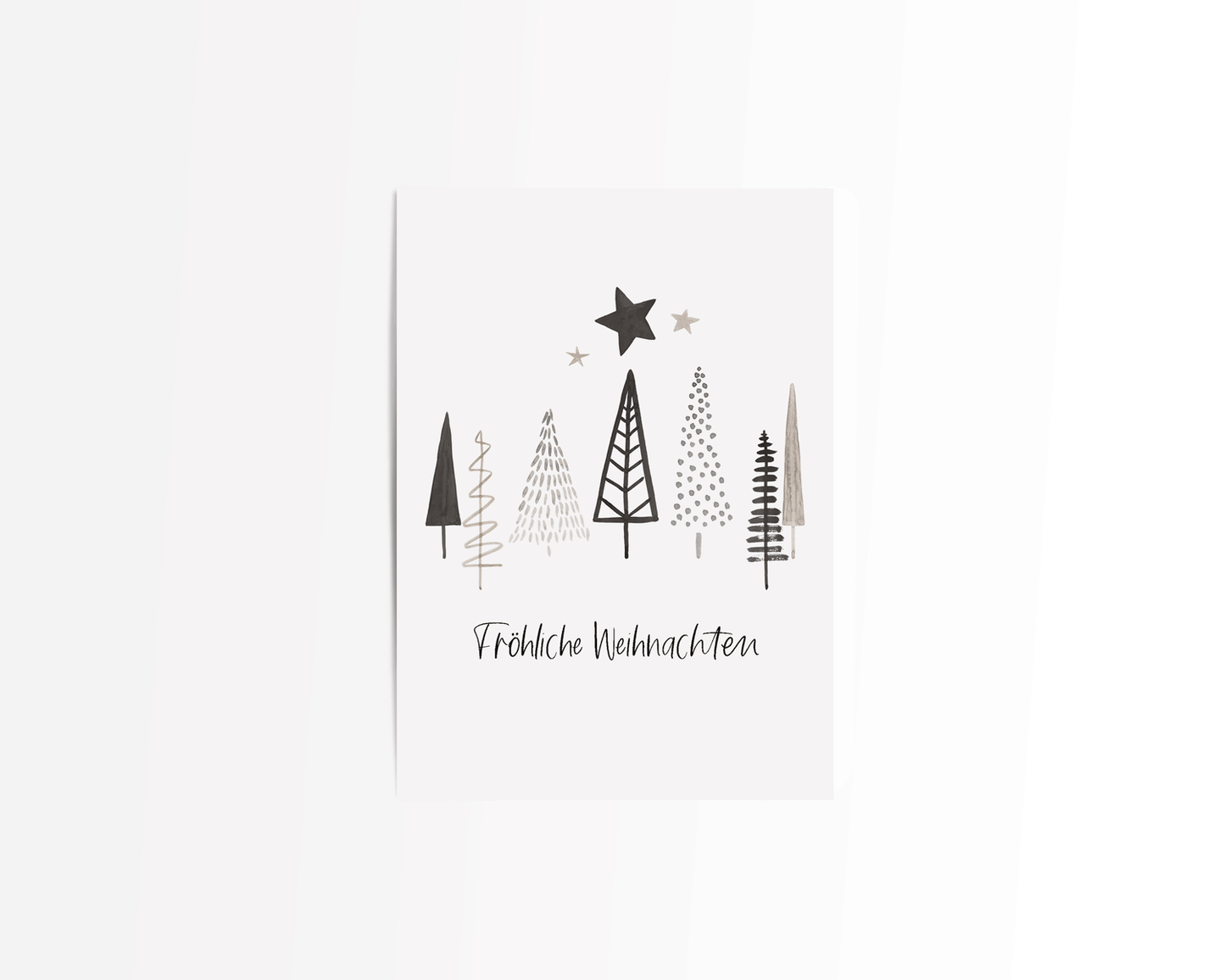 Postkarte "FRÖHLICHE WEIHNACHTEN"