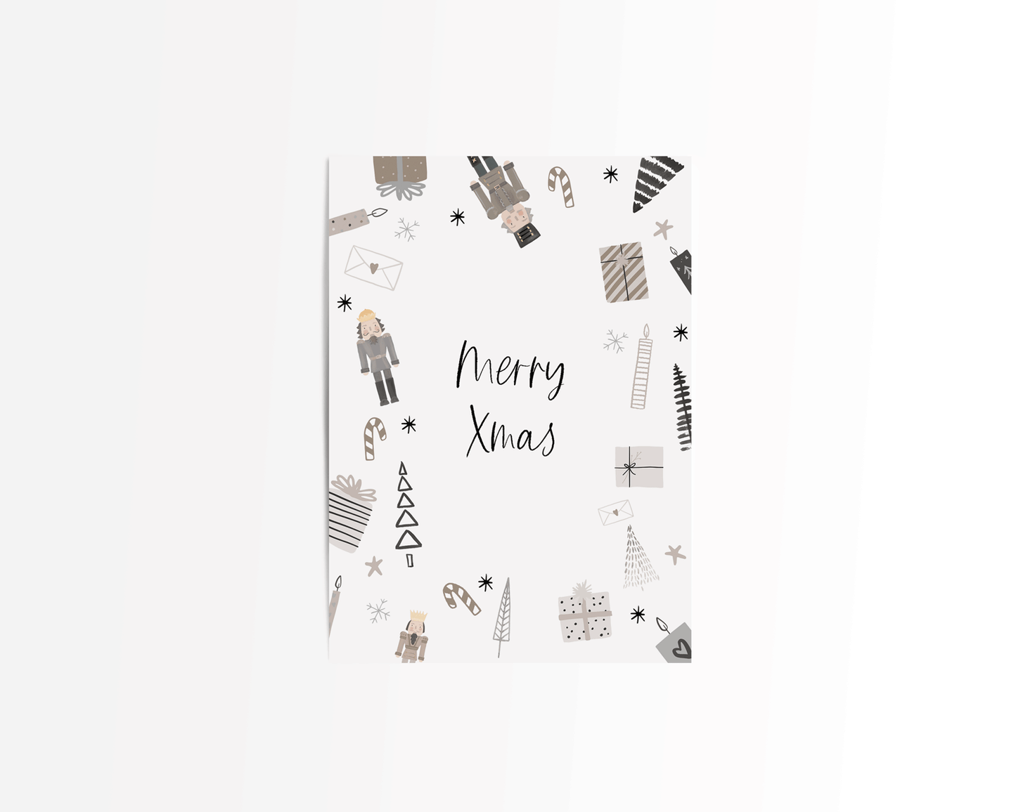 Postkarte "MERRY XMAS"
